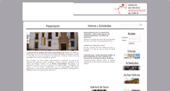 Desktop Screenshot of amigosdelmuseoarqueologicodelorca.com